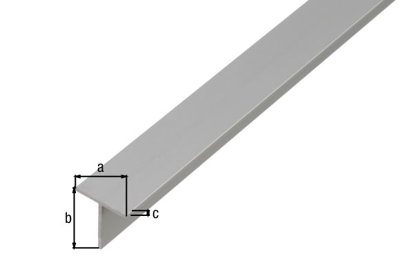 U-Profil selbstklemmend silber eloxiert